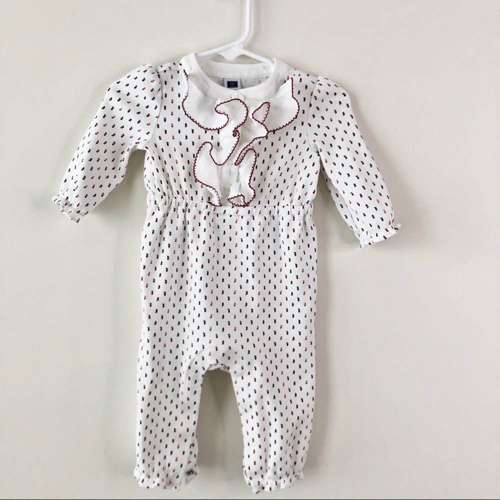 Janie and Jack baby girl floral onesie 3-6M